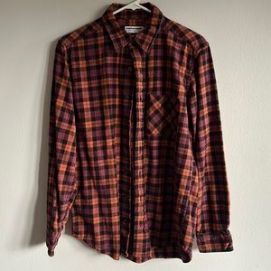 American Apparel Men’s L Flannel Button-Down Shirt